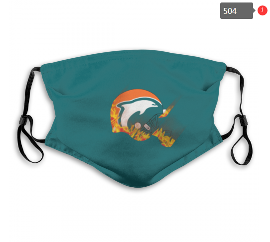 NFL Miami Dolphins #13 Dust mask with filter->nfl dust mask->Sports Accessory
